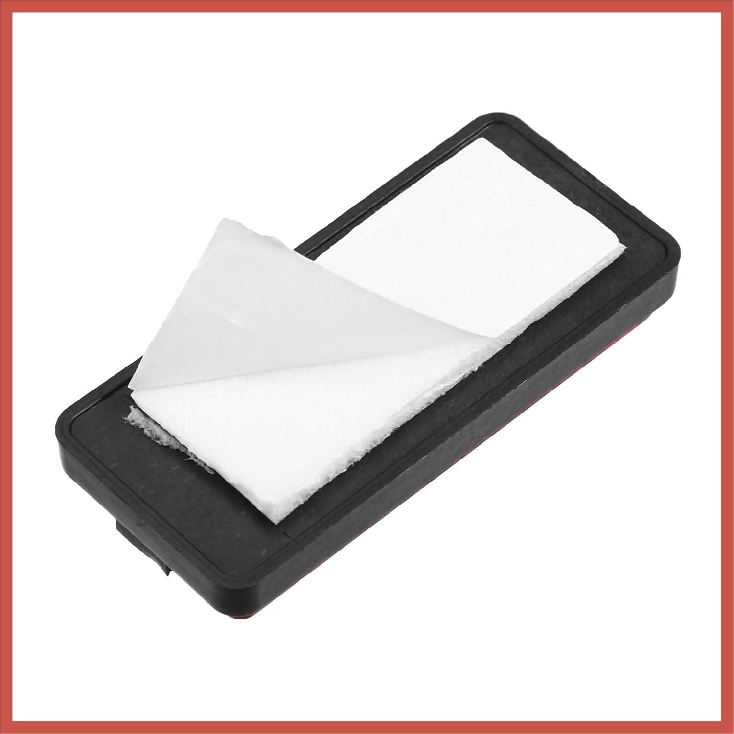 6 Pcs Rectangular Stick-On Safety Spoke Reflective Self Adhesive Reflector for Gate Posts Cars Trailer Motorcycle Trucks Boat Bicycle Bike Red Car Parts